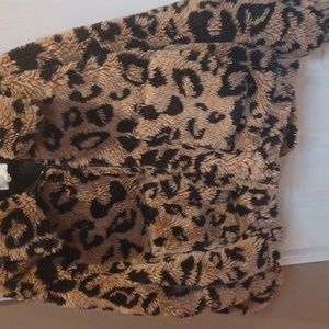 Avec les filles leopard jacket